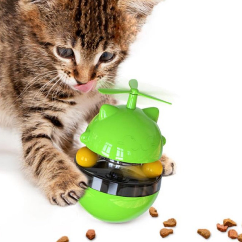 Gratuit eșantion Amazon pisici jucării pentru animale de companie consumabile de turnantă jucărie scurgeri alimente minge amuzant pisica stick sine bucura de jucarii cat